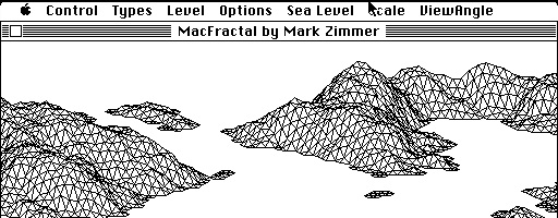 Early 3D App on Mac