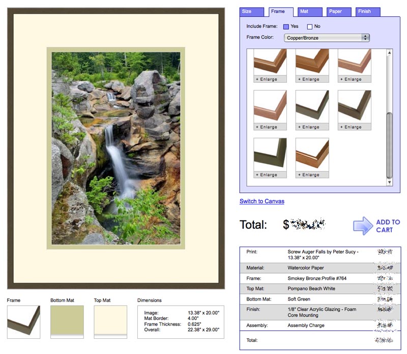Fine Art America Matting & Framing App><br clear=