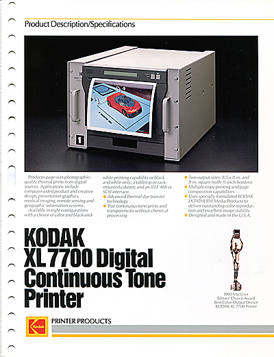 XL7700 Brochure